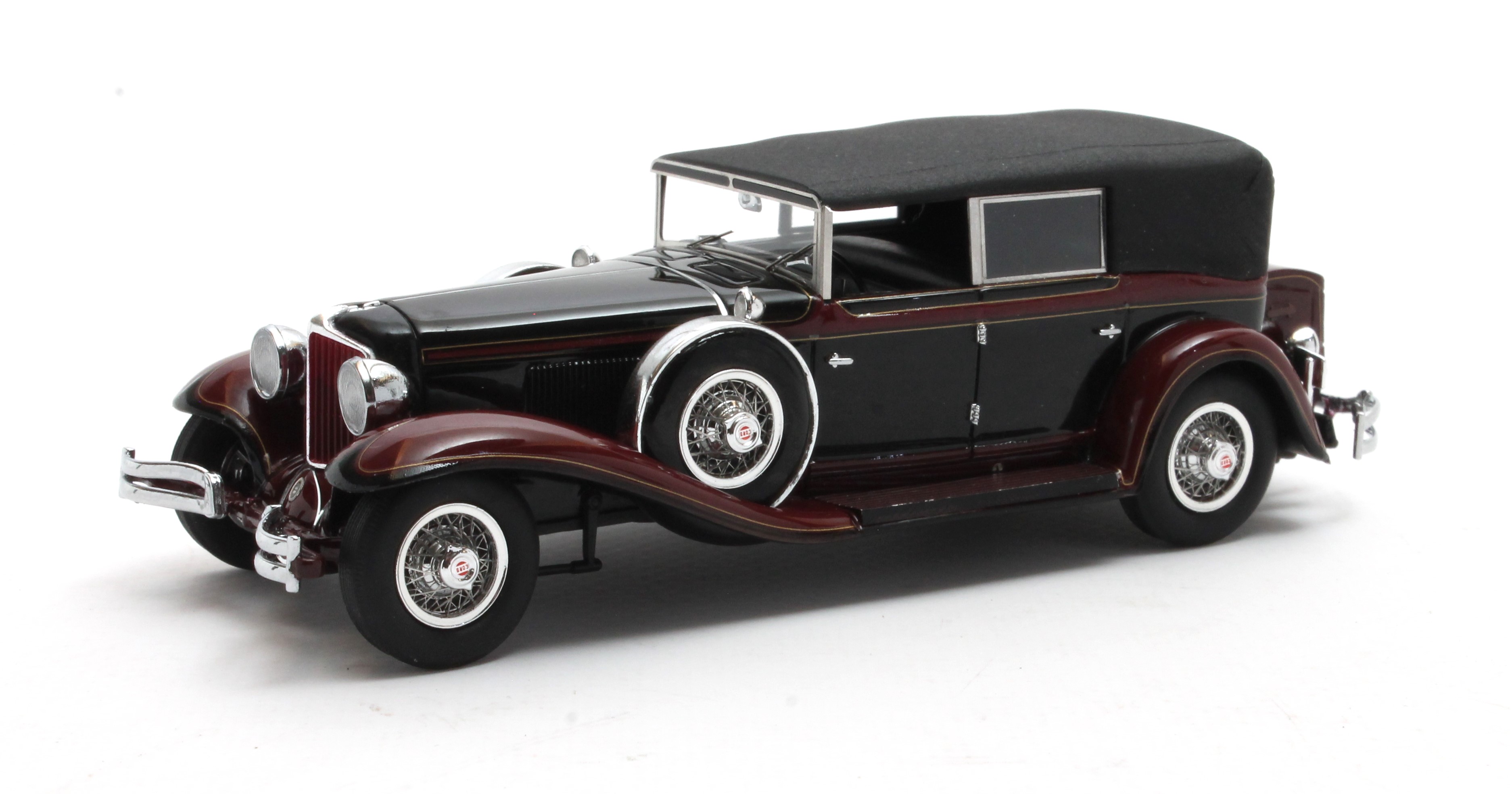 Cord L-29 Phaeton Sedan Gesloten 1931 Zwart - 1:43